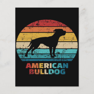 Flyer Vintage American Buldog