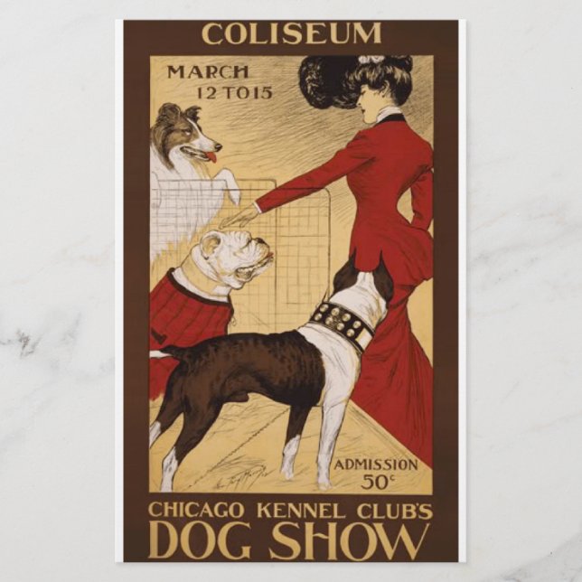 Flyer Vintage Dog Show (Frente)