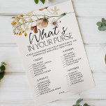 Flyer Vintage Pequeno Jogo Floral Que Está Na Sua Bolsa<br><div class="desc">O que há no seu jogo de chá de panela da bolsa. Pequeno floresce coleção de vintage. Flores de aquarela botânica,  tenra e absolutamente minúsculas. Itens correspondentes para concluir sua coleção de eventos estão disponíveis em nossa loja Zazzle!</div>