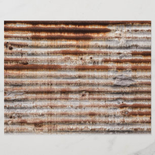 Flyer Vintage Rusty Metal