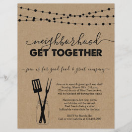 Flyer Vizinho Junte o Convite