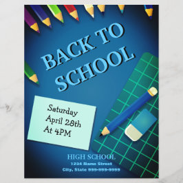 Flyer Voltar aos cursos de ensino