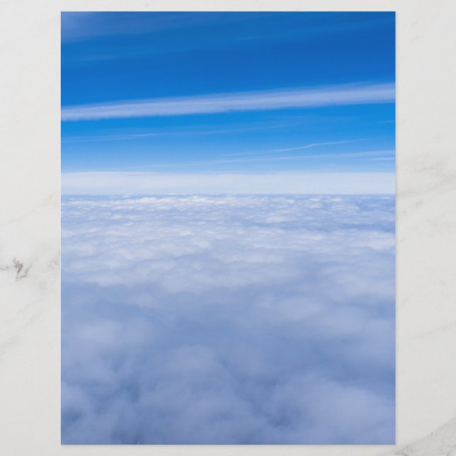 Flyer Voo acima das nuvens (Frente)