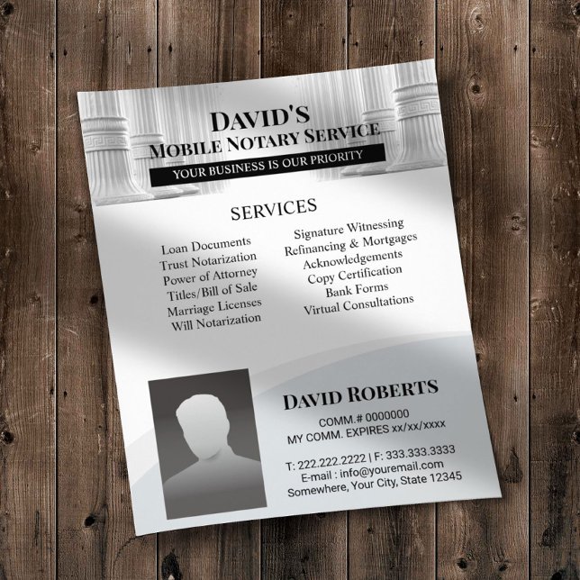 Flyer Voo de Fotografias Personalizadas do Agente de Ass (Criador carregado)