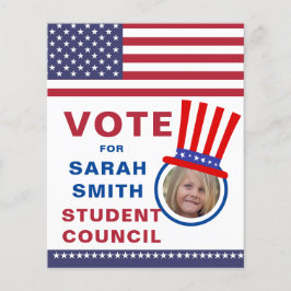 Flyer Votação para Presidente da Classe: Foto do Chapéu