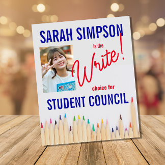 Flyer Voto para Presidente de Classe: Eleição do Conselh