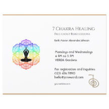 White Chakra Energy Healer Foto Reiki Horizontal