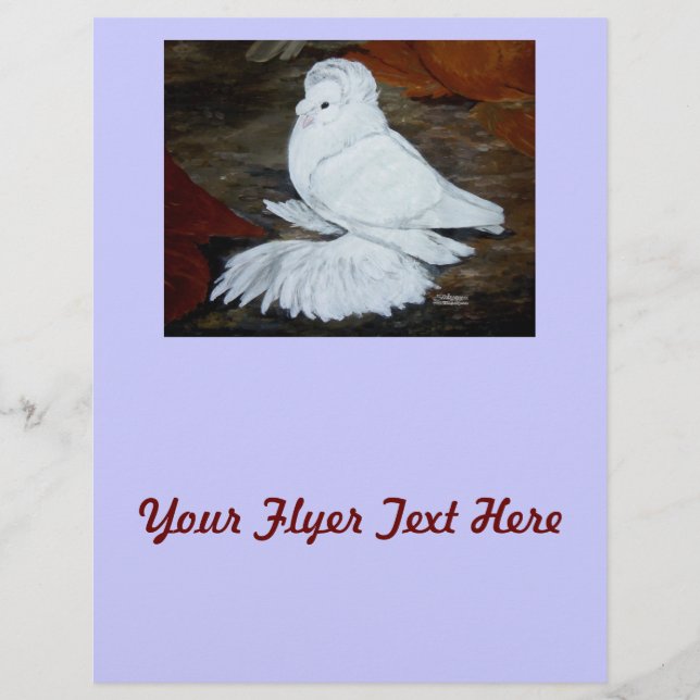 Flyer White English Trumpeter (Frente)