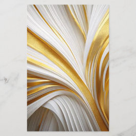 Flyer Wit Goud Retro 