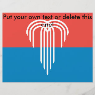 Flyer with Flag of Kansas City, Missouri