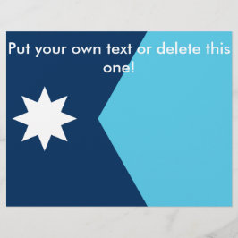 Flyer with Flag of Minnesota, EUA