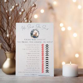 Flyer Woodland Deer Blue Ele Disse Que Ela Disse Jogos