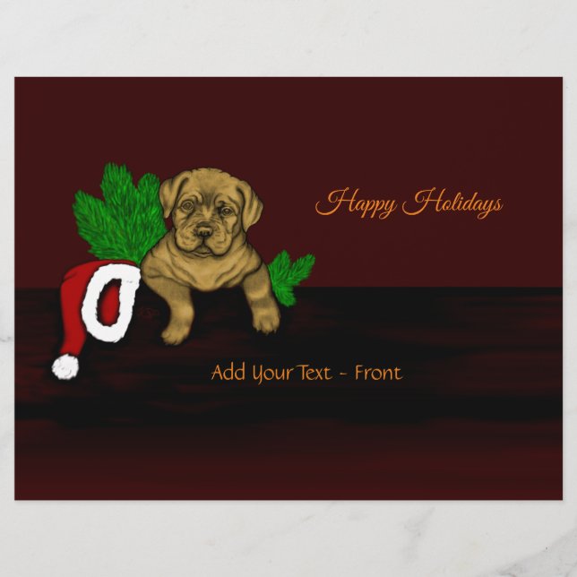 Flyer XMas puppy (Frente)