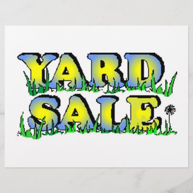 Flyer Yard Sale (Frente)