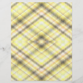 Flyer Yellow Argyle Bulk Scrapbook Paper Pages