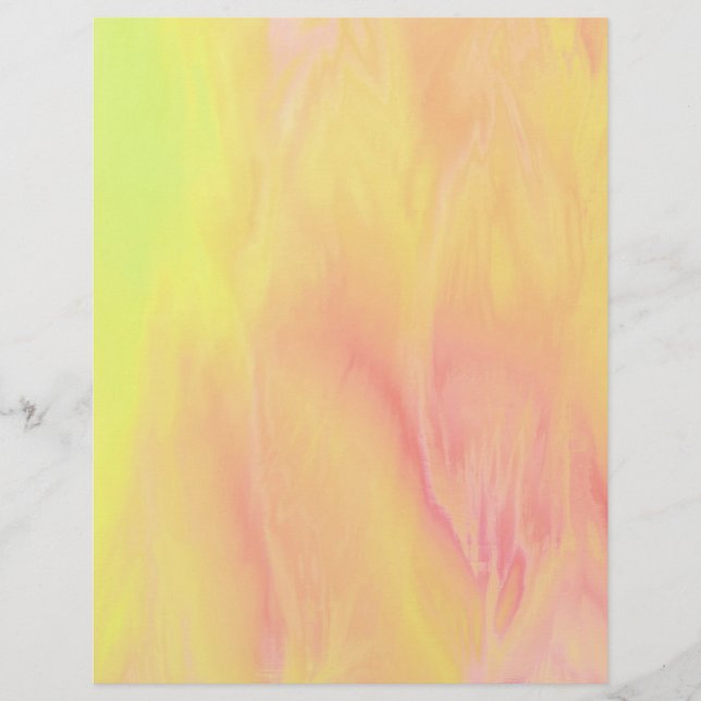 Flyer Yellow Skies Bulk Scrapbook Paper Pages (Frente)