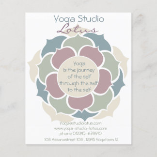 Flyer Yoga Lotus