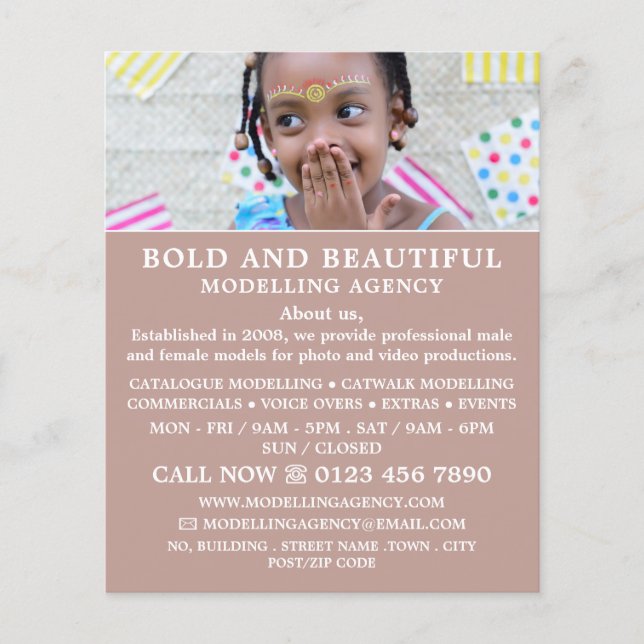 Flyer Young Model, Modelation Agency, Model Agent (Frente)