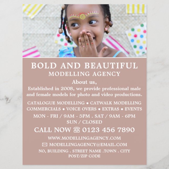 Flyer Young Model, Modelation Agency, Model Agent (Frente)