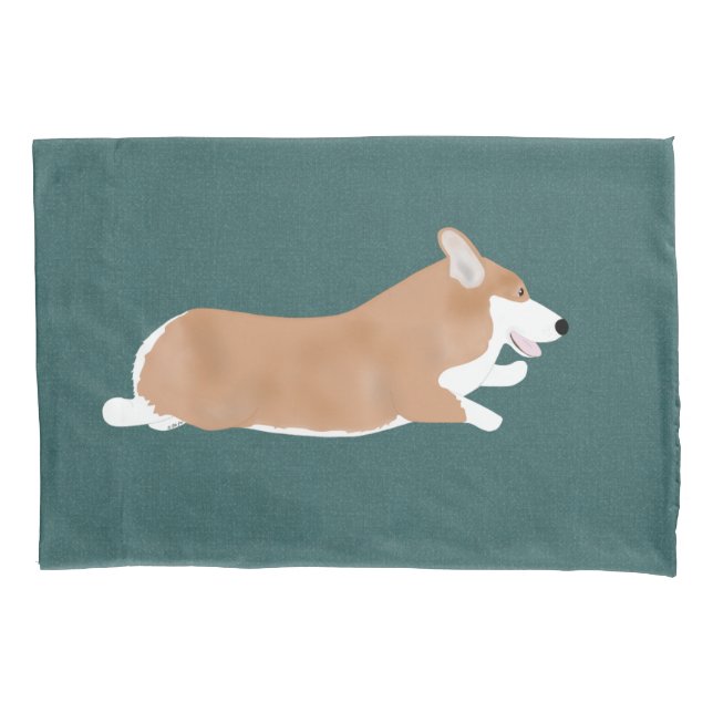 Flying Corgi Pillowcase (Frente)