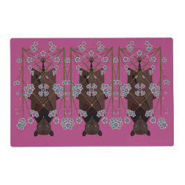 Flying Fox Boysenberry Wipeable Placemat