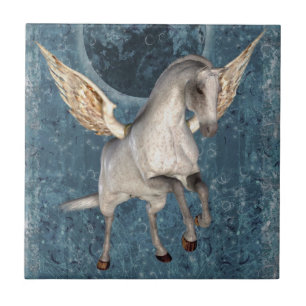 Flying Pegasus Horse Fantasy Art Azulejo