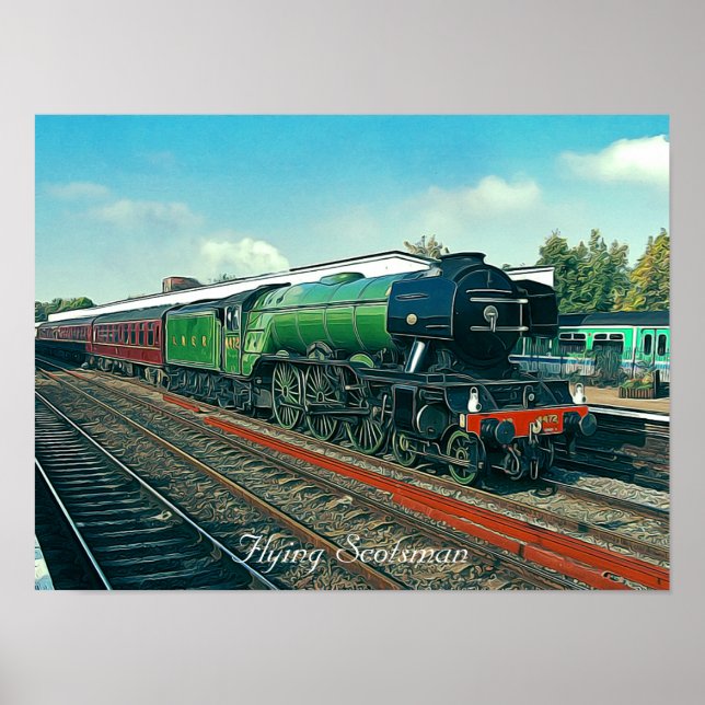 Flying Scotsman Poster (Frente)