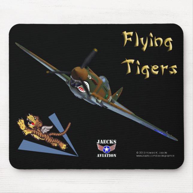 Flying Tigers P-40B Warhawk Mousepad (Frente)