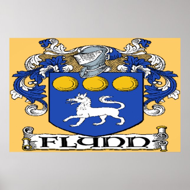 Flynn Casaco de Arms Poster Impressão (Frente)