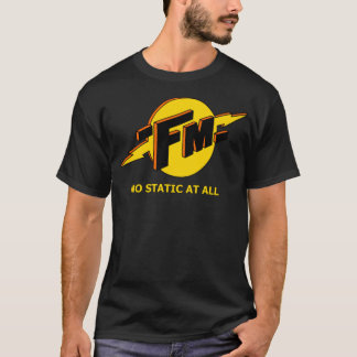 FM Sem Estática Em Toda Camisa Clássica
