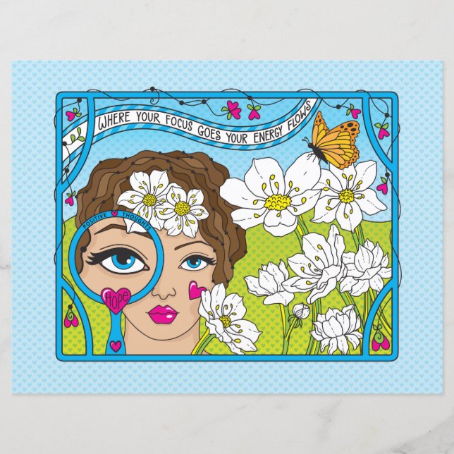 Foco Na Folha De Papel Good_Flat De 11" x 8,5" (Frente)