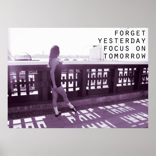 Foco no amanhã Ceili Moore Irish Dance Poster (Frente)