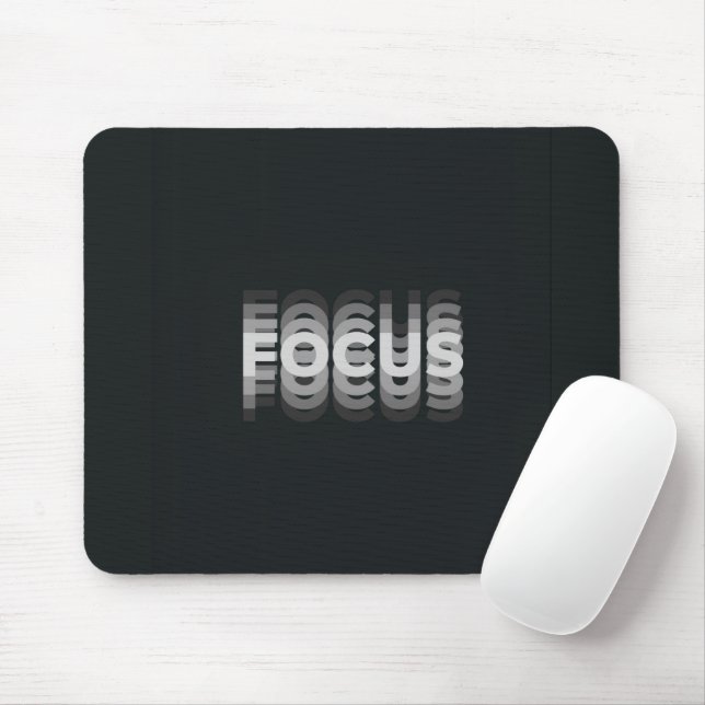 Focus Optical Illusion Mouse Pad (Com mouse)