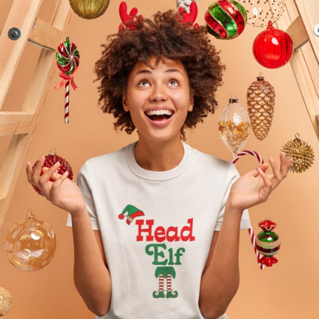 Fofa e Divertida Cabeça de Elfo de Natal (Criador carregado)
