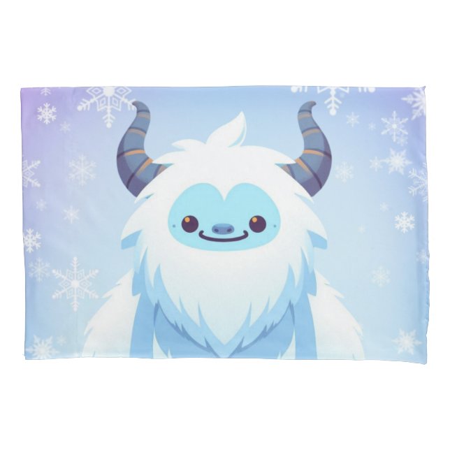 Fofa estátua de natal/inverno do yeti (Frente)