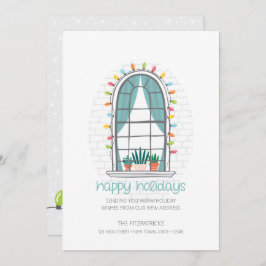 Fofo, movemos um novo cartão de feriado plano da c