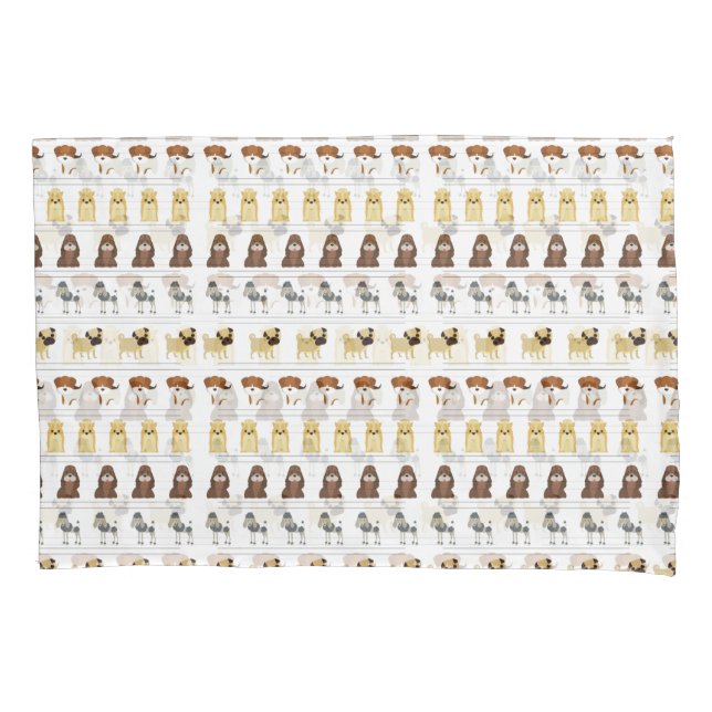 fofo padrão de cão design para amantes de cães - b (Frente)