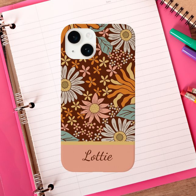 Fofo Retro Boho Floral Feminino (Criador carregado)