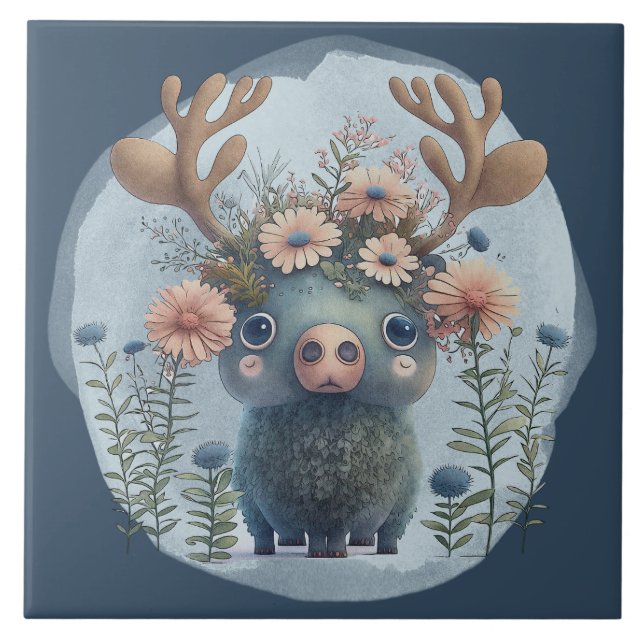 fofos amantes do alce Woodland (Frente)