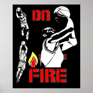 Fogo - Basquete - poster