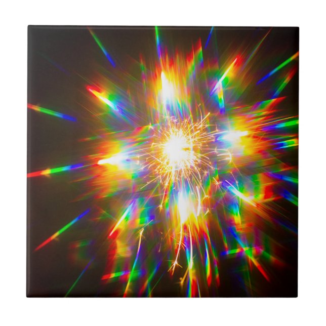 Fogo de Artifício Através de Óculos 3D 1  (Frente)