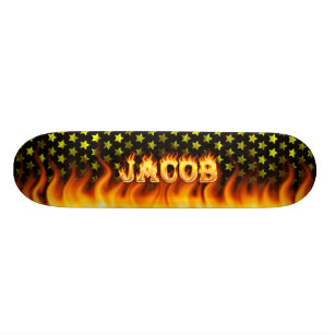 Fogo do skate de Jacob e projeto das chamas