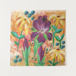 Fogo e tapeçaria de íris