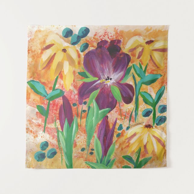 Fogo e tapeçaria de íris (Frente)