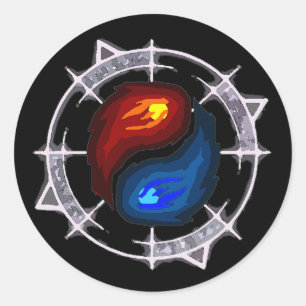 Fogo, gelo e misterioso! Etiqueta