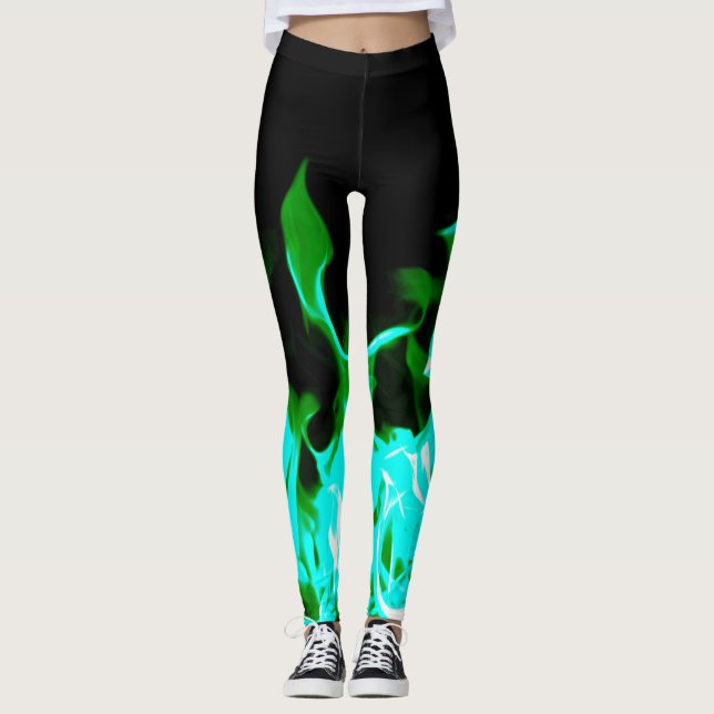 Fogo verde que legging (Frente)