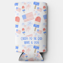 Fogos de Artifício de Aquarelas, Bandeiras e Picle