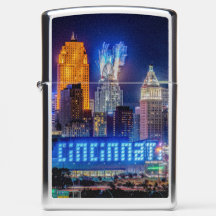 Fogos De Artifício De Cincinnati Ohio Na Torre - Z