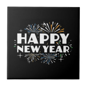 Fogos de Artifício Feliz Ano Novo Engraçado Vésper
