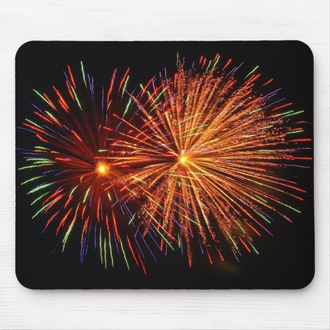 Fogos-de-artifício Mousepad (Frente)